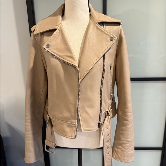 Reiss Leather Jacket 6 - Picture 2 of 7